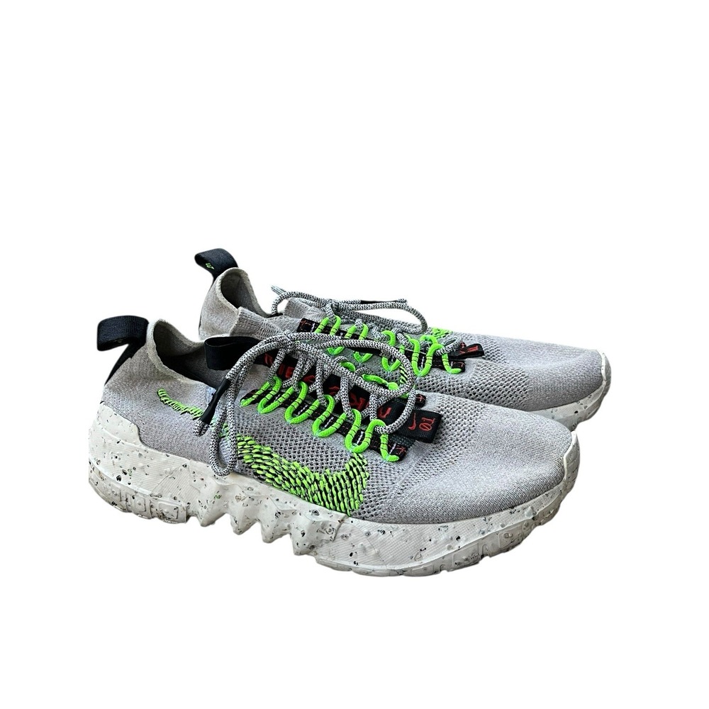 Men's‎ Size 9 Nike Space Hippie 04 Running Shoe Vast Grey/Electric Green